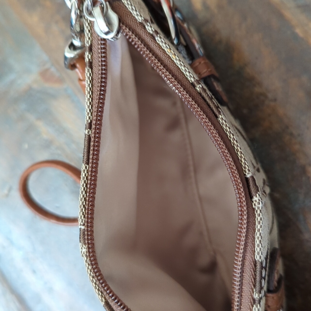Tan Coach Wristlet - Picture 3 of 5
